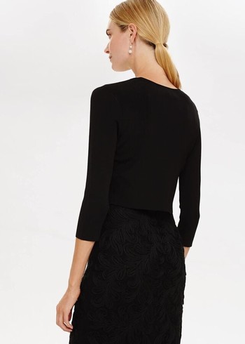 Phase Eight Salma Lightweightted Knitwear Black USA | 2019754-QI